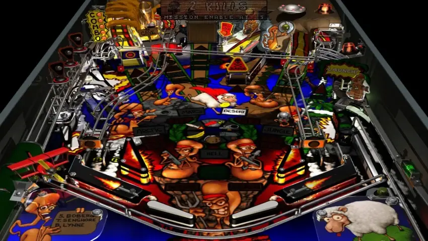 Worms Pinball