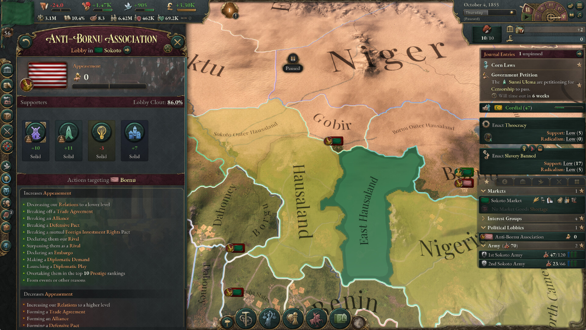 Victoria 3: Sphere of Influence