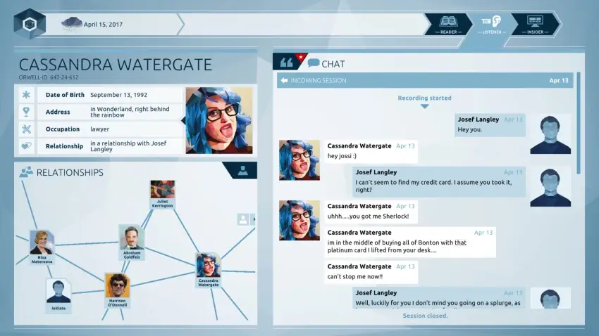 Orwell: Keeping an Eye On You