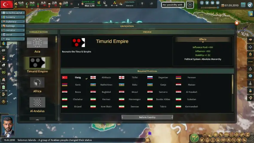 Realpolitiks 3: Earth and Beyond